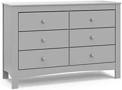 Graco Noah 6-Drawer Dresser, Pebble Gray