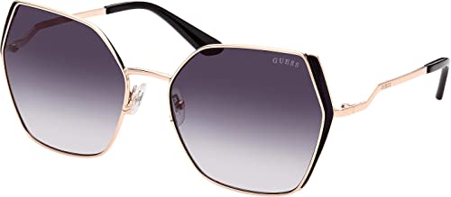 Guess GU7843 Gafas, Shiny Rose Gold, 61 para Mujer
