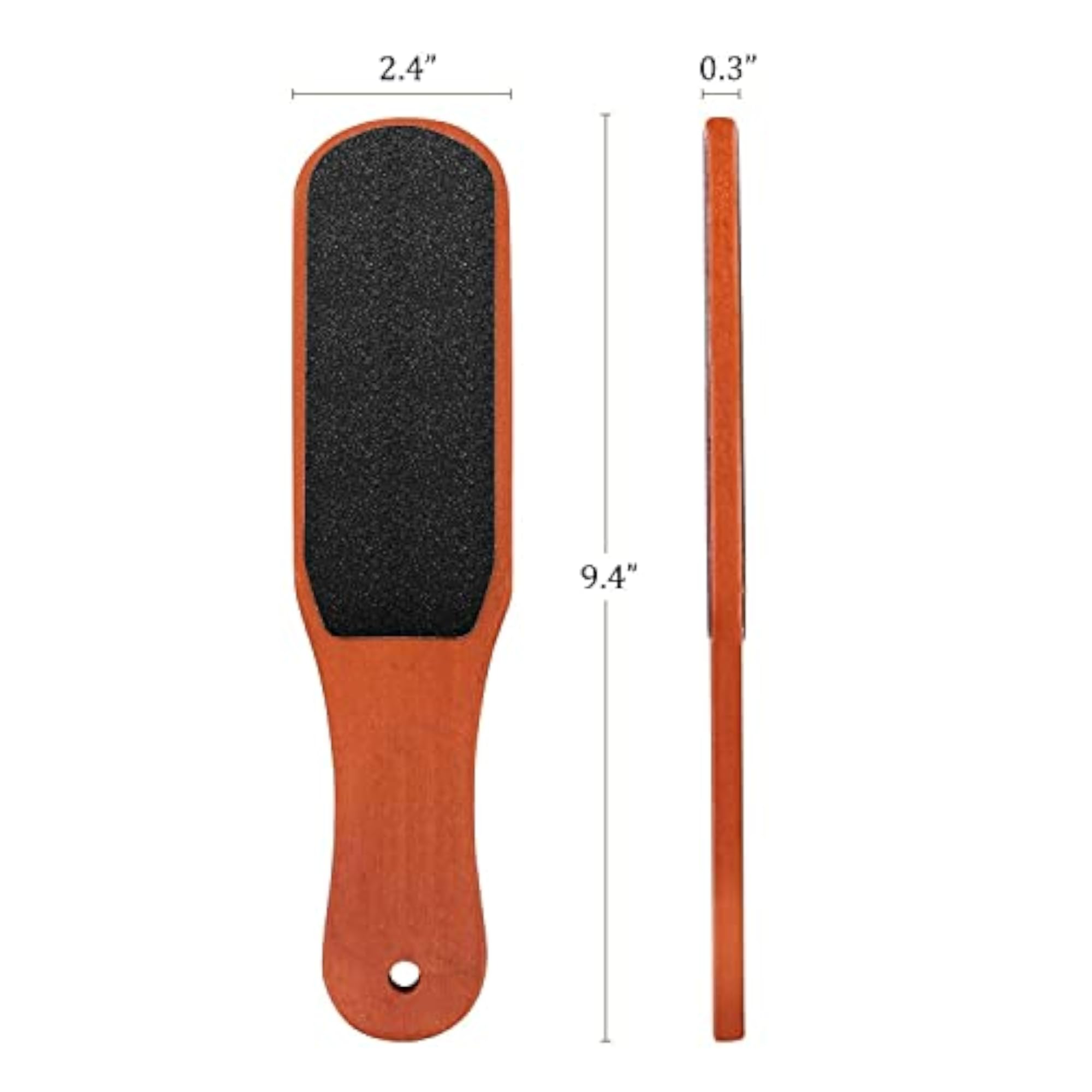 Wooden Handle Foot File Callus Remover for Professional Pedicure