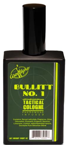Grondyke Soap Company Bullitt Pheromone-Infused Cologne for Men - 8oz