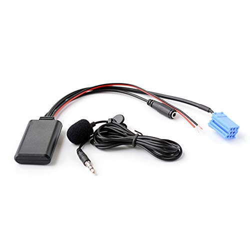 Fesjoy Adaptateur BT de voiture sans fil CD de voiture stéréo Interface de musique AUX pour Alfa Romeo 147156159 Brera Mito GT Giulietta adaptateur de voiture Bluetooth