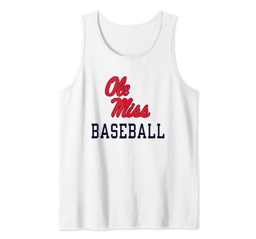 Mississippi Ole Miss Rebels Baseball Icon Tank Top