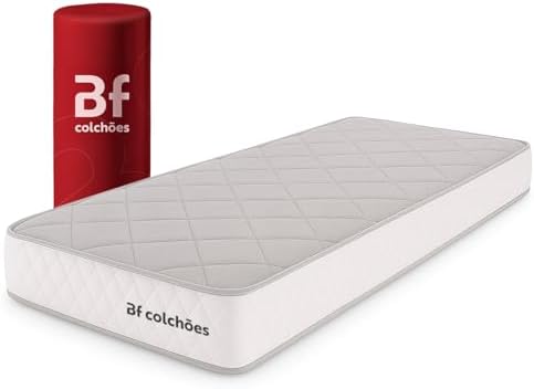 Colchão Solteiro de Espuma D33 a Vácuo 78x188cm BF Colchões