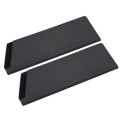 M METERXITY 2 Pack ABS Knife Sheaths - Kitchen Knife Protectors Covers Universal Knife Edge Guards, Apply to Kitchen Knife (6 Inch, Black)