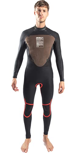 Combinaison de plongée Gul Response 4/3mm noir zip dos homme - 3