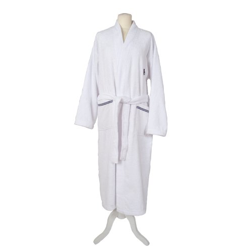 Dyckhoff 0485103001 Bruno Banani Bademantel Kimono, Größe XL, 001-weiß Cover