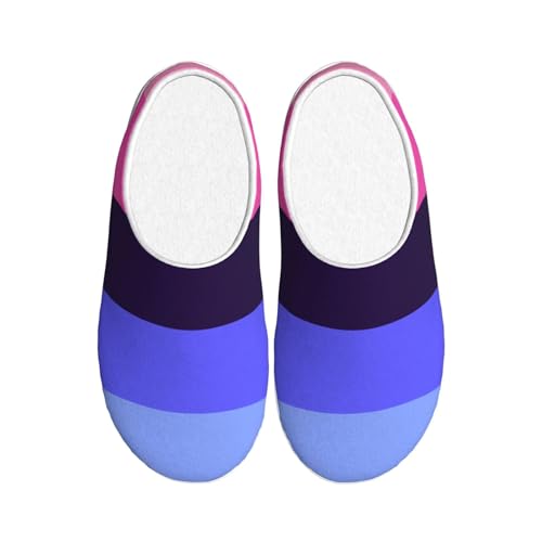 Lgbtq Omnisexual Pride Adult Cotton Slippers Home House Indoor Shoes