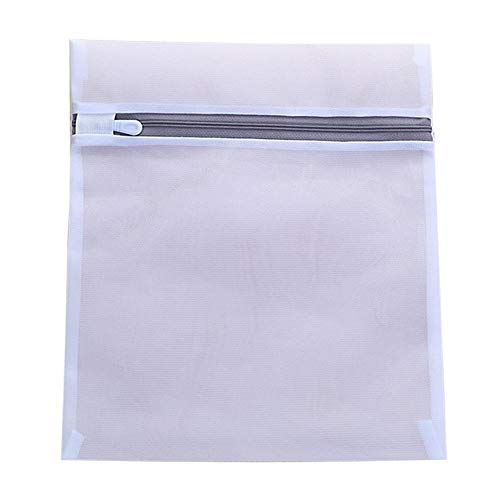 Funihut - Bolsa de Red para Lavadora, Saco para la Ropa, Cesta para la Ropa Sucia, Ropa Interior, Zapatos, como Juego de Red de Lavado o Bolsa para la Ropa Sucia con Cremallera, 40×50 Cover