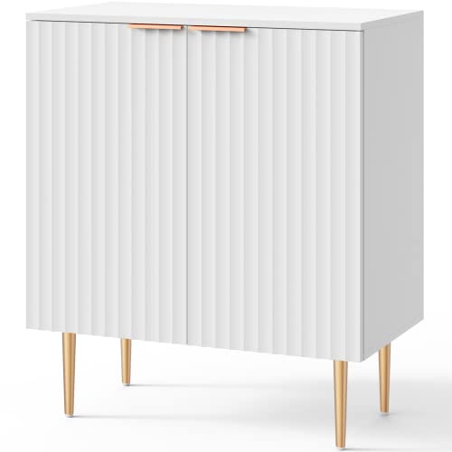 Sicotas Buffet Cabinet Sideboard With Storage Kitchen Accent Cabinet With Doors And Adjustable Shelf, Modern Credenza Buffet Table Console Coffee Bar Cabinet For Entryway Living Dining Room, White #TOP30