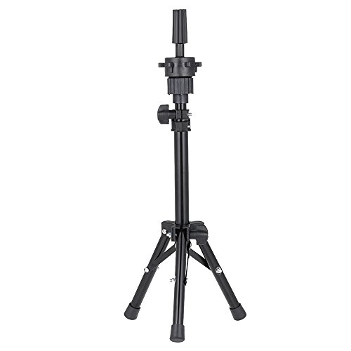 Mini Hairdressing Head Tripod, Anself Adjustable Mannequin Training Head Stand False Head Holder