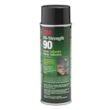 3M Industrial Hi-Strength 90 Spray Adhesive, 24 oz, Aerosol Can, Clear