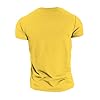 GYMTIER Spartan Forged - Spartan Helmet Hex Camo - Men's Gym T-Shirt Bodybuilding Training Workout Lifting Top Clothing, Yellow, 4XL #3