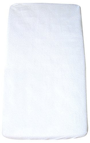 Drap-housse blanc Andy & Helen 003 en coton premium pour un lit douillet