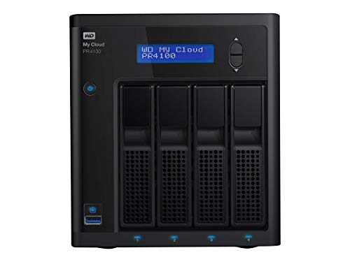 WD My Cloud Pro Series PR4100 56 TB NAS mit 4 Schächten und Quad-Core-Prozessor
