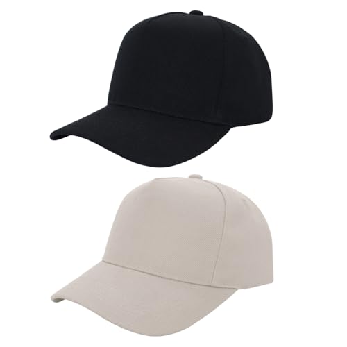 Image of 5-Panel Baseball Cap for Workouts, Hiking, Outdoor Sports, Customizable DIY Design, All-Season Comfort Fit, Adjustable