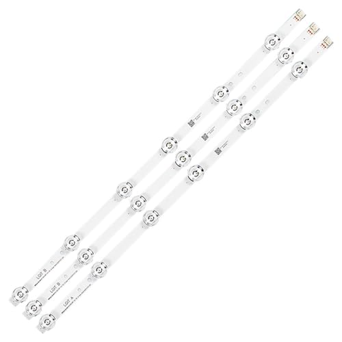 Tira de retroiluminación LED con 6 diodos por tira para reparar imagen oscura