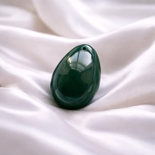 Œuf de jade néphrite véritable certifié pour l'exercice des muscles de Kegel - 3