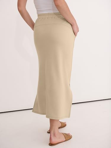 Image of ANRABESS Casual Maxi Skirts for Women, High Waist, Summer, Drawstring, Ideal for Daily Wear, Office & Weekend Outings 2026