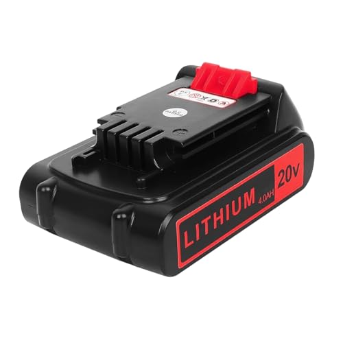 KINGTIANLE 4.0Ah 20V Max Lithium Battery Replacement for Black and Decker 20V Lithium Battery LBXR20 LBXR20-OPE LB20 LBX20 LBX4020 LB2X4020 Cordless Tools Batteries