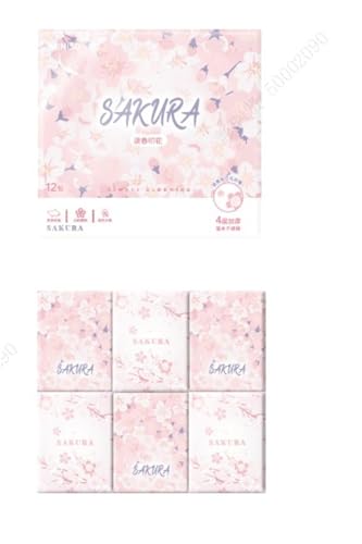 Sakura Serisi Kağıt Mendil, (18 Adet)