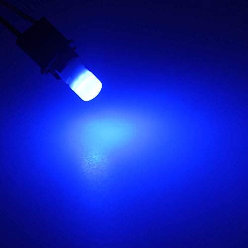 DODOFUN T10 Ceramics Interior Exterior Bright LED Light 168 175 194 2825 W5W Size Bulb Deep Blue Color (Pack of 10) - Thumbnail 5