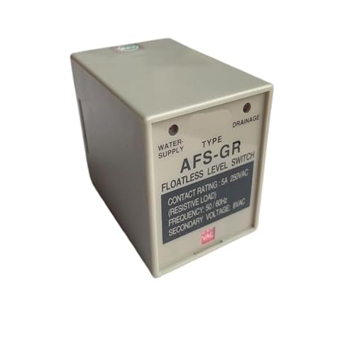 Controlador de nivel de agua AFS-GR relé de nivel de líquido industrial 8 pines