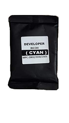 KANABEE Developer for USE in RICOH AFICIO MP 2010/2030 / 2031/2050 / 2550/2551 / 2003/2503 Printer and Copier Color Cyan KANABEE Developer for USE in RICOH AFICIO MP 2010/2030 / 2031/2050 / 2550/2551 / 2003/2503 Printer and Copier Color Cyan