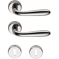 Bricolevante Innentürgriffe Set - Quadratisch In Satiniertem Chrom