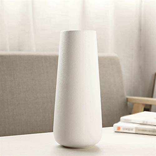 Decoración Florero Moderno Minimalista Jarrón de cerámica Pequeña Flor seca fresca Arreglo de Flor de Hogar Flor Hidropónica Blanco Porcelana Ikea Sala de estar Decoración Rellenos de jarrones para de