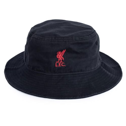 Liverpool Bucket Hat Black pour se protéger du soleil au stade