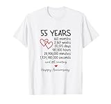 Dos Corazones entrelazados símbolo de Amor diseño Minimalista Camiseta