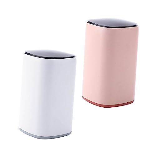 CONGARTENO 2pcs Toothpick Holder Toothpicks Toothpick Cse Toothpick Case for Home Automatic Cotton Swab Ball Container Storage Holder Delicate Storage Case Toothpick Storage Case Plastic