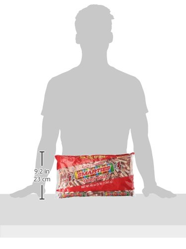 Smarties Candy Rolls, 3 Pound Bag, 180 Count,