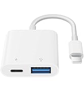 SUNTRSI USB Kamera Adapter, USB Buchse OTG Adapter Kompatibel mit Phone, Tragbarer USB Adapter fü...