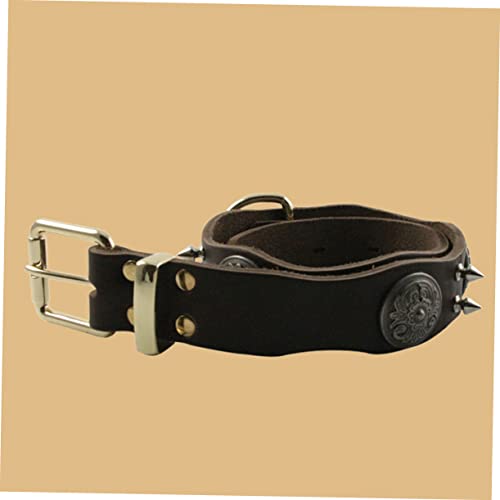 Collier cuir pour chien d'excellence, finition soignée Mikikit XL