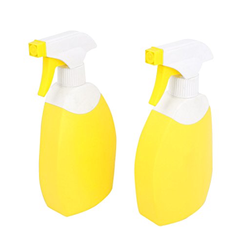 Botella Pulverizadora De Agua Con Gatillo Automático Amarillo Blanco 2 Pzas (id: 75e eac 577 382 581
