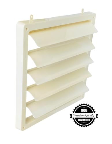 Image of 12 Inch PVC EXHAUST FAN LOUVER | FLAPPER | PLASTIC SHUTTER | ABS | FRAME SIZE 13 * 13.