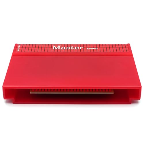 Image of Retrotech 600 in 1 Game Cartridge for Master System Game Console - Red, Includes Retrotech Printed Instructions