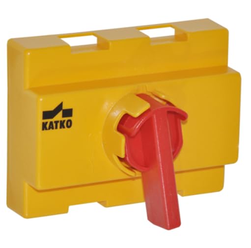 K/VKA3-4P Y/R, Handle, Direct, Yellow/Red, KNF380/3100/4100