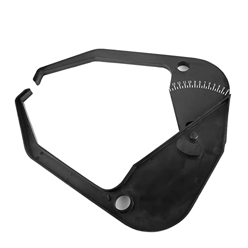 TTOCAR Étrier D'équilibrage de Pneu, étrier D'équilibrage de Roue de Voiture, Outil de Mesure de la Largeur de Jante, échelle de Pneu, étrier D'équilibrage Noir, Outil de Mesure de