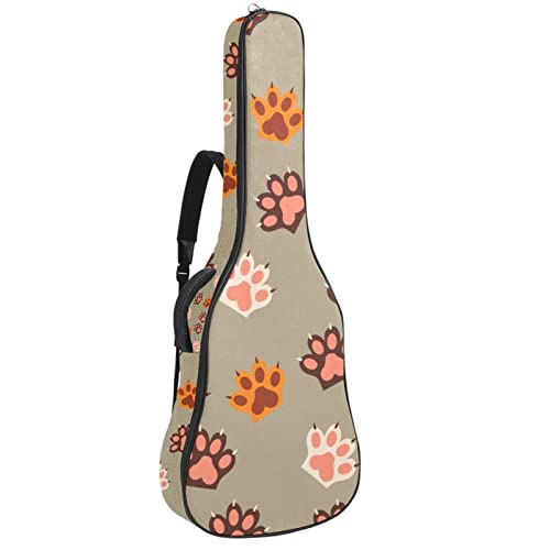 Housse sac à dos guitare acoustique imperméable grand format 42.9 pouces motif Couleur 10