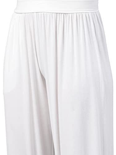 Image of GO COLORS Women Mid Rise Viscose Harem Pants | Wrinkle Free, Relaxed Fit, Free Size