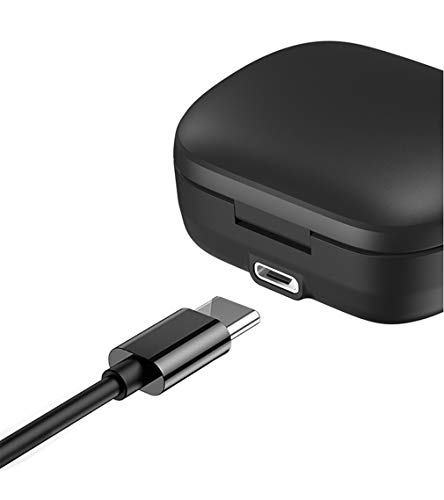 Fones De Ouvido TWS sem Fio Bluetooth 5.0 com Microfone Integrado, Estojo de Carregamento Digital In