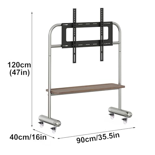Soporte para TV con ruedas para TVs 43-75 pulgadas miniatura 2