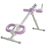 Fitness Höhe einstellbar Bauch Trainer Bauch Ganzkörper Übung Fitness Taille Kern Fitness Beine Oberschenkel Gesäß Körper Shaper (Color : Purple, Size : 52 * 114 * 82cm)