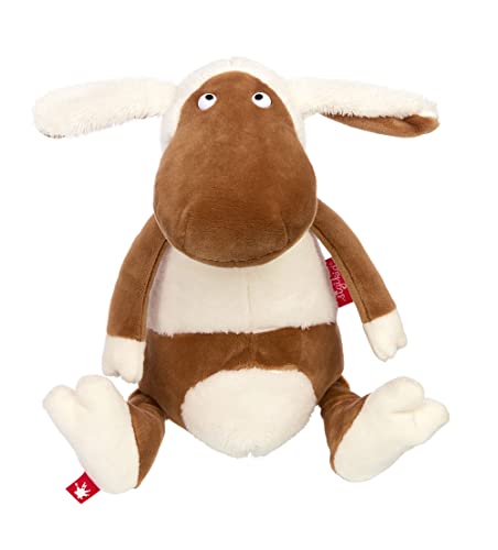 Peluche en forme de mouton Sigikid 42828 Dot Country doudou blanc et marron de 32 cm pour enfant