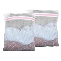 2 Stück Wäschenetz für Waschmaschine, Wäschebeutel 30 x 40cm, Wäschenetz Klein mit Versteckter Reißverschluss, Waschsack Verformung und Falten der Kleidung zu Berhindern, Waschnetz Schützt Kleidung