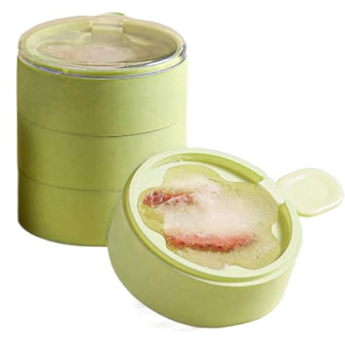Riaisttd Molde para hielo, recipiente reutilizable con forma de y con desmoldado fácil, para helados – Para fiestas en casa, en el bar, en la cocina, yogur y zumo, niños, adultos