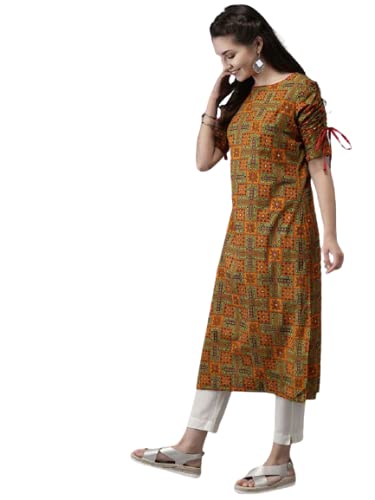 Rayon Regular Fit Kurti Pant Set 