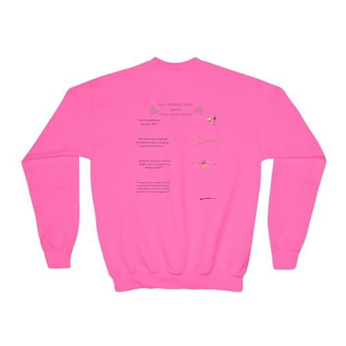 Youth Crewneck Sweatshirt with Inspirational Quotes2